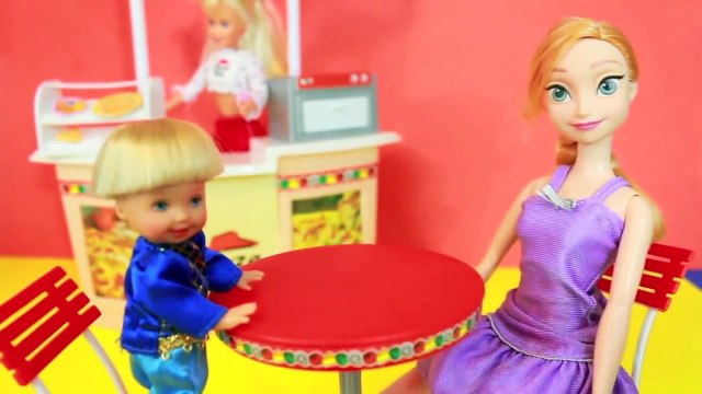 AllToyCollector Barbie Play Doh Pizza Frozen Pizza Hut Restaurant Disney Princess Anna Toby