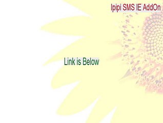 Ipipi SMS IE AddOn Key Gen - Ipipi SMS IE AddOn (2015)