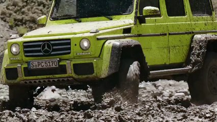 Le Mercedes G500 4×4² Concept en terrain hostile