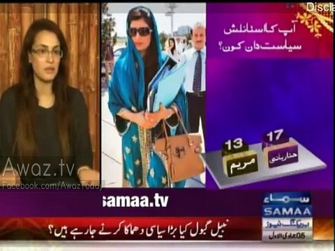 Imran Khan & Hina Rabbani Khar best in fashion - Fashion Designer Nadia