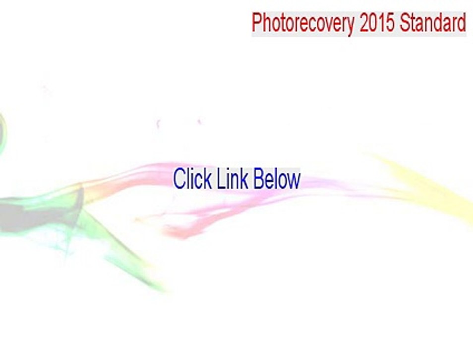 Photorecovery 2015 Standard Serial - Download Here 2015