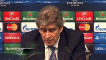 Pellegrini: ''Demostramos que no somos menos equipo que el Barcelona''