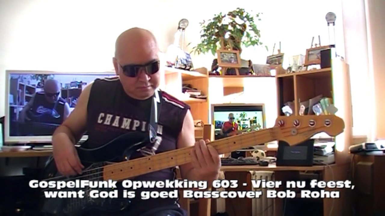 GospelFunk Opwekking 603 - Vier nu feest, want God is goed Basscover Bob Roha