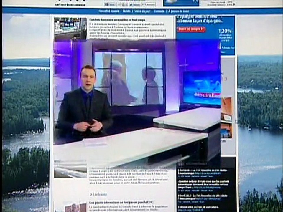 24 Fevrier 2015- Le TVA Nouvelles de 18h Abitibi-Témiscamingue