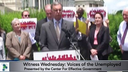 Witness Wednesdays: Voices of Unemployed on Capitol Hill