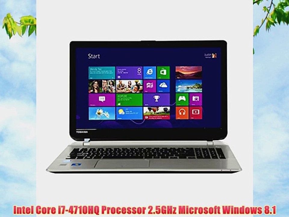 Toshiba Satellite S55-B5289 15.6 Laptop Intel Core i7-4710HQ 8GB DDR3L 1TB HDD AC Wireless
