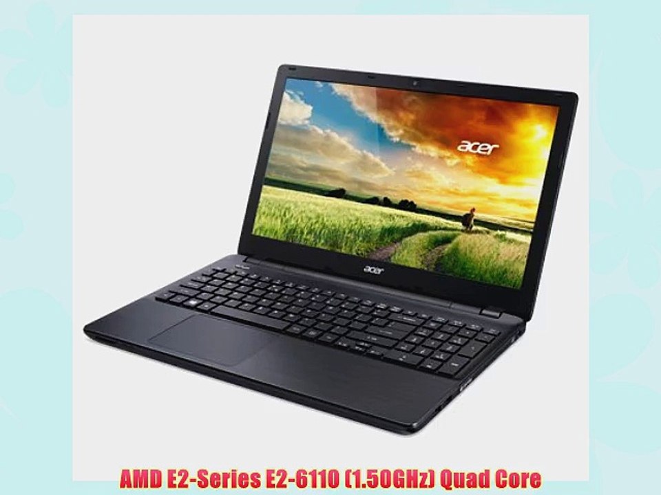 Acer Aspire E5-521 Notebook AMD E2-Series E2-6110 (1.50GHz) Quad Core 4GB Memory 500GB HDD