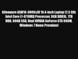 Alienware ALW18-3006sLV 18.4-Inch Laptop (2.5 GHz Intel Core i7-4710MQ Processor 8GB DDR3L