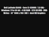Dell Latitude E6440 - Core i5 4300M / 2.6 GHz - Windows 7 Pro 64-bit - 4 GB RAM - 320 GB HDD