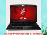 MSI G Series GT70 2OD-001US 17.3-Inch Laptop (3.2 GHz Intel Core i7-4700MQ Processor 16GB DDR3