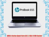 HP ProBook F2R12UT 15.6-Inch Laptop (2.1 GHz AMD A8-5550M Processor 8GB DDR3L 500GB HDD Windows