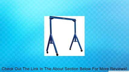 Vestil Gantry Crane - 2000-Lb. Capacity, 10ft. x 10ft., Model# FHS-2-10 Review