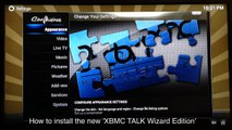 How to install The 'XBMC TALK WIZARD EDITION' to your XBMC