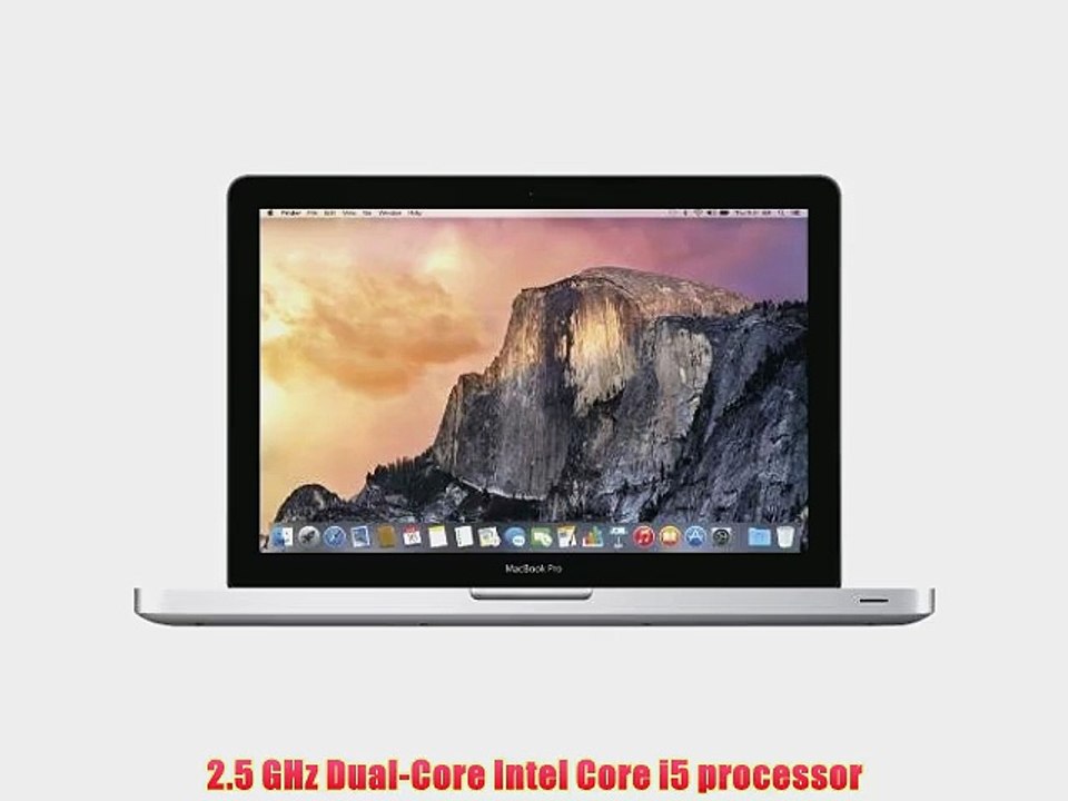 Apple MacBook Pro 13.3-Inch MD101LL/A Laptop - Core i5 4GB RAM and 500GB HD with Built-in SuperDrive