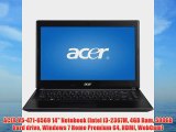 ACER V5-471-6569 14 Notebook (Intel i3-2367M 4GB Ram 500Gb hard drive Windows 7 Home Premium