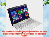 ASUS N751JK-DH71-CA Multimedia Notebook (17.3-inch i7-4710HQ 16GB-DDR3 1TB*2 HDD GTX850M-4G