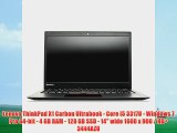 Lenovo ThinkPad X1 Carbon Ultrabook - Core i5 3317U - Windows 7 Pro 64-bit - 4 GB RAM - 128