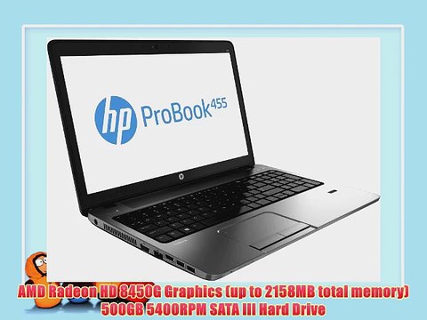 HP ProBook 455 G1 AMD ELITE 15.6 Windows 7 PRO Business Notebook PC (A6-5350M 2.9GHz 500GB