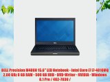 DELL Precision M4800 15.6 LED Notebook - Intel Core i7 i7-4810MQ 2.80 GHz 8 GB RAM - 500 GB