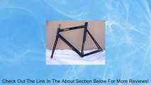 New Aluminum Road Bike Fixie Frame w/ Fork & Extra's Tall Boy 64cm - Gloss Black Review
