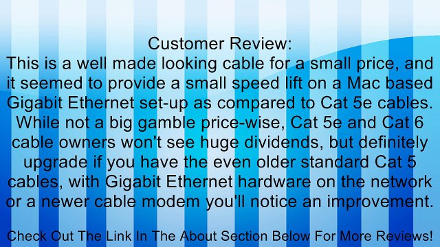 Cables Unlimited Cat7 Shielded 600Mhz Patch Cables 3 Feet Black Review