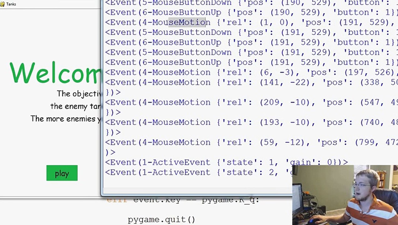 ---Pygame (Python Game Development) Tutorial - 50 - Button Actions