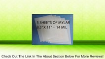 Heavy Duty 14mil Mylar Stencil Sheets - .014