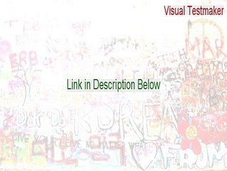 Visual Testmaker Key Gen (Instant Download 2015)