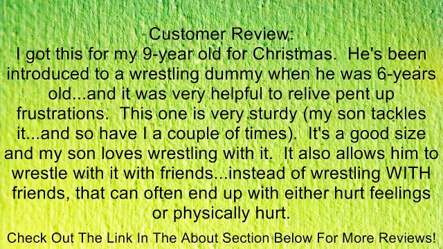 MMA Throwing Dummy 100lbs - Unfilled for Grappling MMA Review