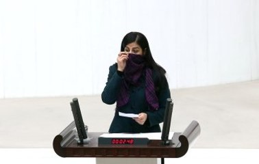 Hdp'li Milletvekillerinden Poşulu Protesto (2)