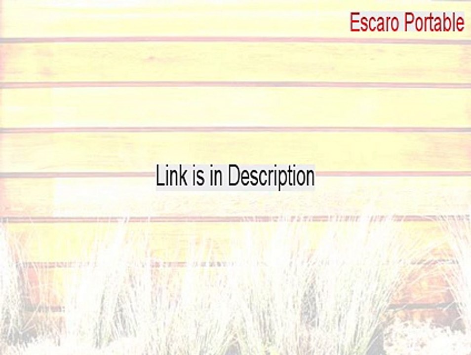 Escaro Portable Full [Free Download 2015]