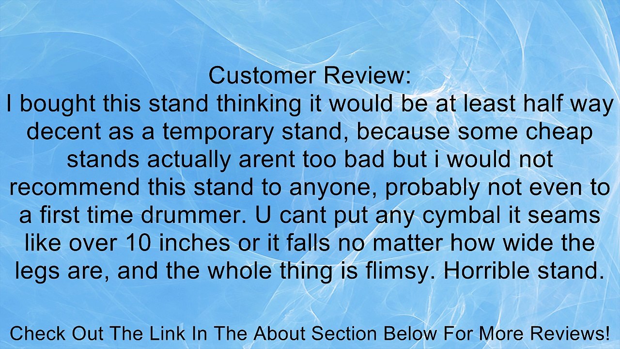 Cymbal Boom Stand Double Braced Drum Hardware by Griffin Percussion Review