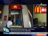 Nuevas denuncias contra McDonald's en Brasil
