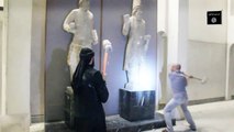 Yihadistas destruyen estatuas milenarias en Irak