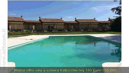 Download Video: ROMA, MARINO   VILLA A SCHIERA  FRATTOCCHIE MQ 180 EURO 355.000