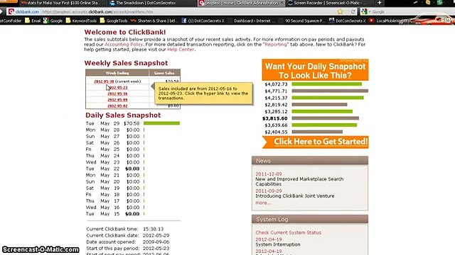 dot com secrets x my results day 21 FIRST Clickbank Sale! - Dotcomsecrets x Review