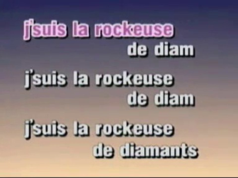 KARAOKE CATHERINE LARA - La rockeuse de diamants
