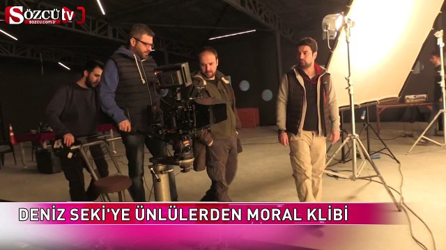Deniz Seki'ye ünlülerden moral klibi