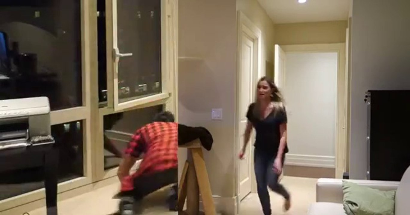 CAT FALLS OUT WINDOW - PRANK VIDEO  -
