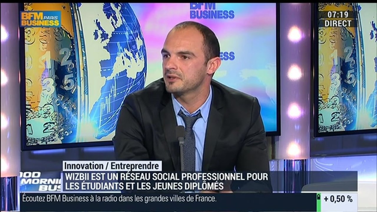 "Wizbii" : le grand réseau professionnel des étudiants et des jeunes diplômés : Benjamin Ducousso - 25/02