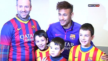 Neymar Jr. y el visitante número 25 millones del Museo del FC Barcelona