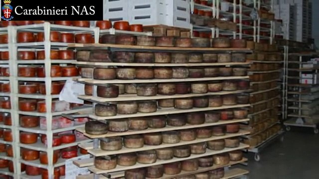 Bologna - Nas sequestrano 5mila caciotte sarde (24.02.15)