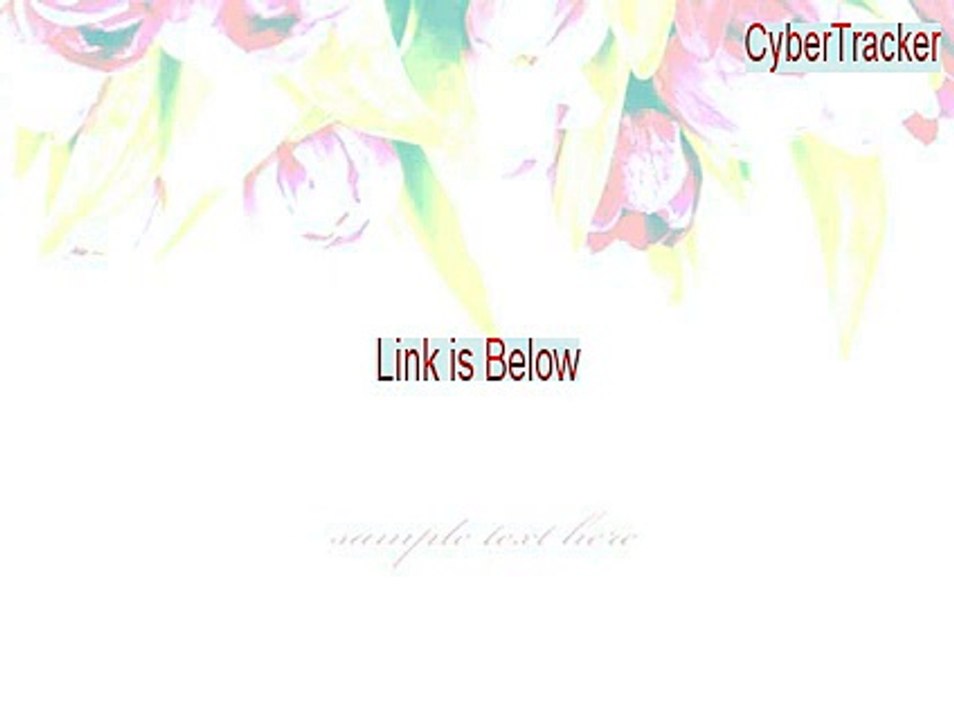 CyberTracker Full [Download Now]