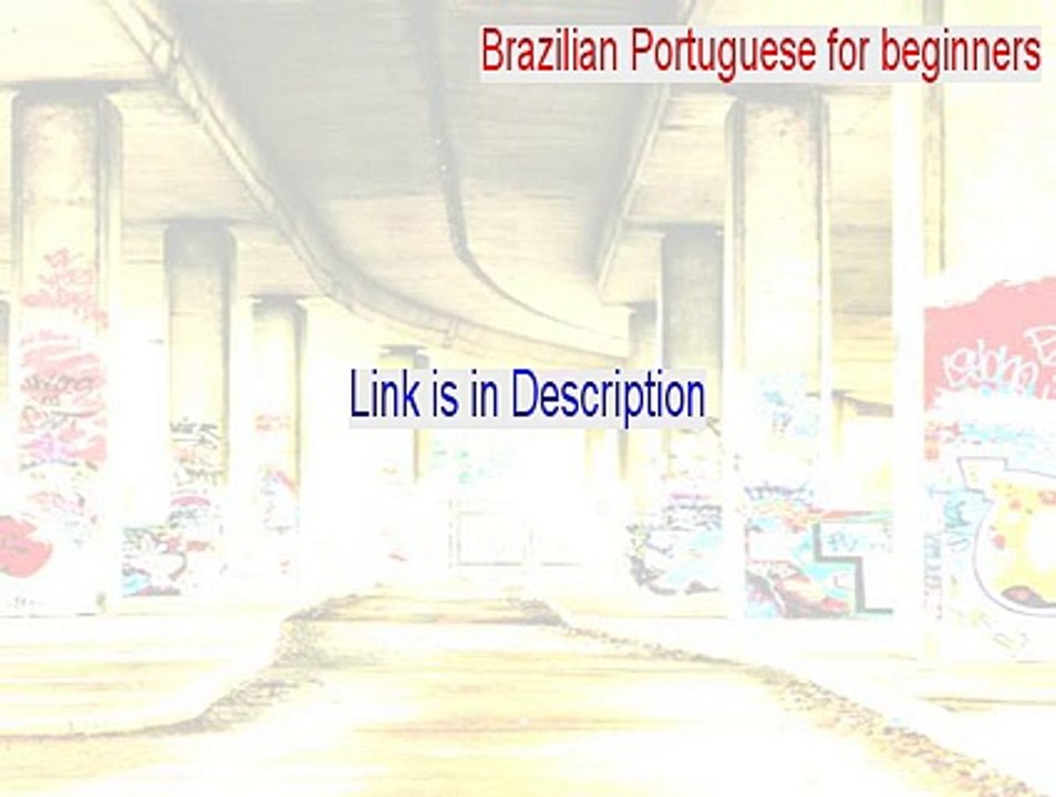 Brazilian Portuguese for beginners + dictionary Full (Legit Download)