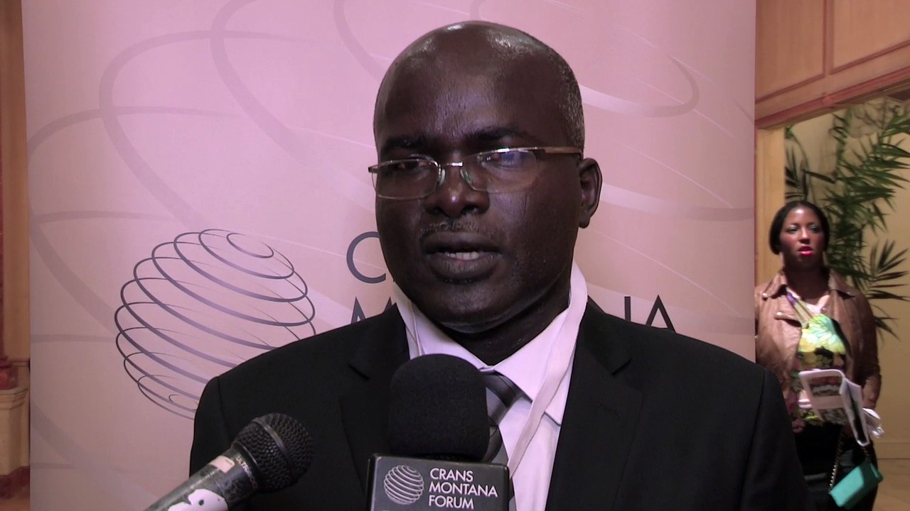 GERVAIS RUFYIKIRI - Crans Montana Forum (Jean-Paul Carteron) Bruxelles 2014
