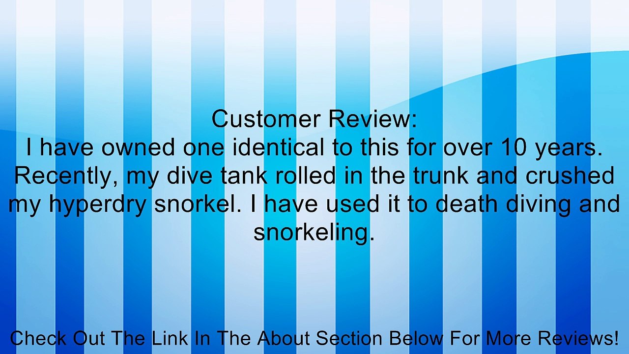 Tusa Hyperdry Snorkel Review