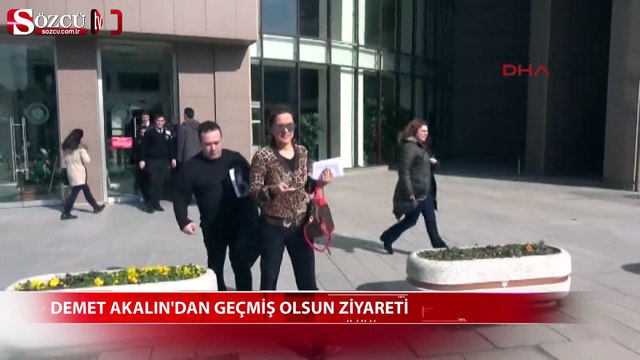 Demet Akalın'dan geçmiş olsun ziyareti