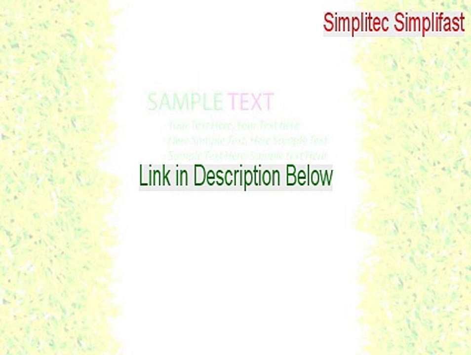 Simplitec Simplifast Full - Simplitec Simplifastsimplitec simplifast [2015]