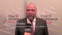 GÜNTER NOOKE -Crans Montana Forum (Jean-Paul Carteron) Bruxelles 2014