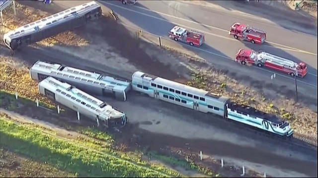 Etats-Unis : 30 blessés dans un accident de train